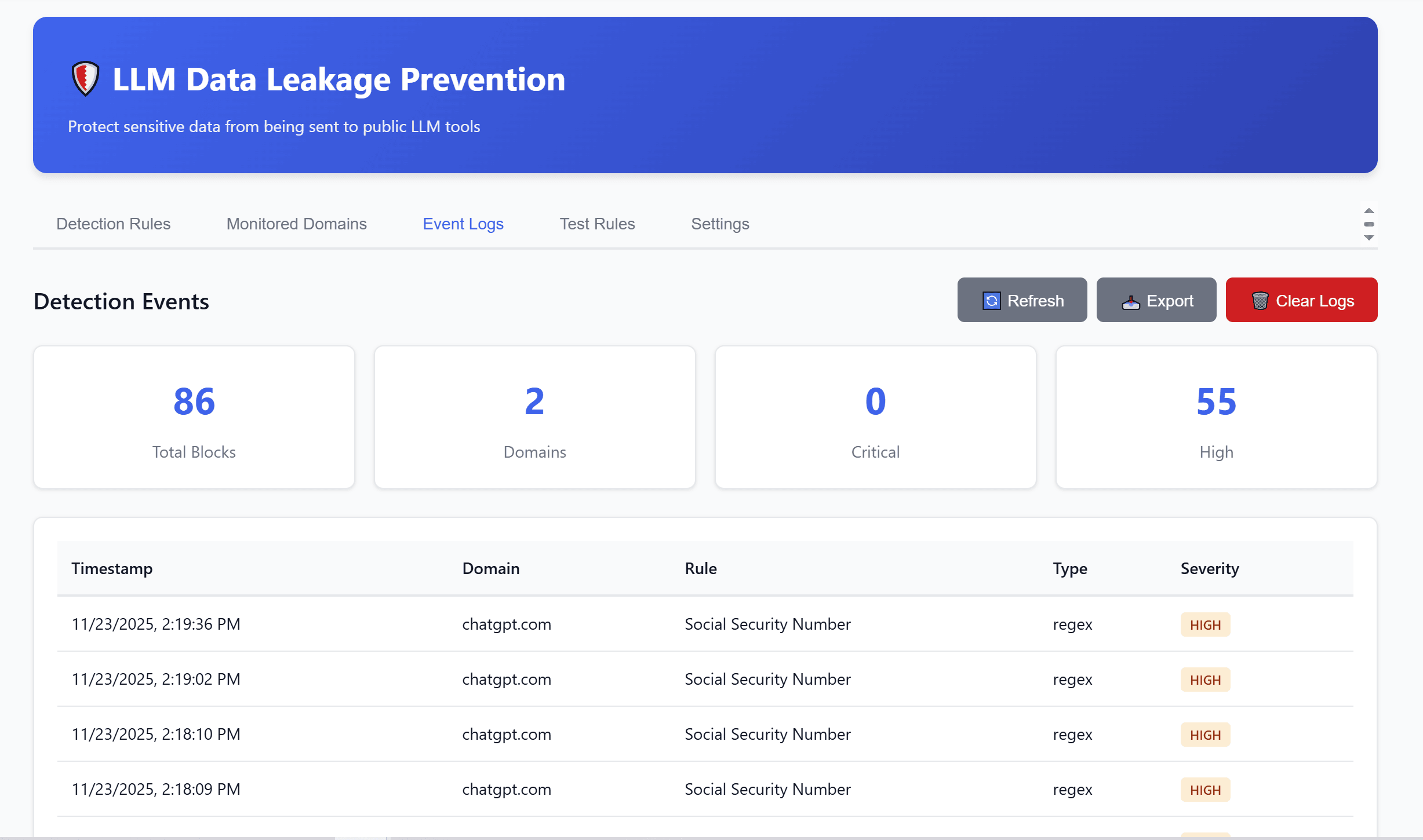 LLM Guard — Data Leak Prevention for ChatGPT